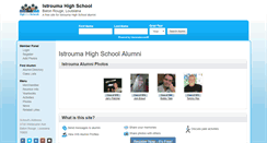 Desktop Screenshot of istroumahighschool.org